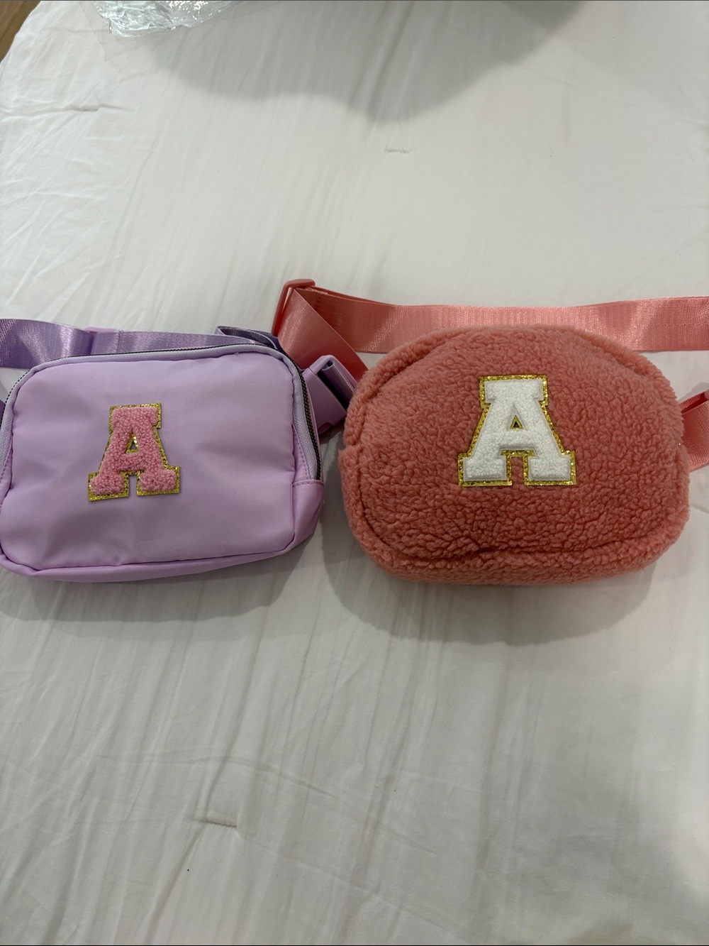 2 Girls “A” Initial bags